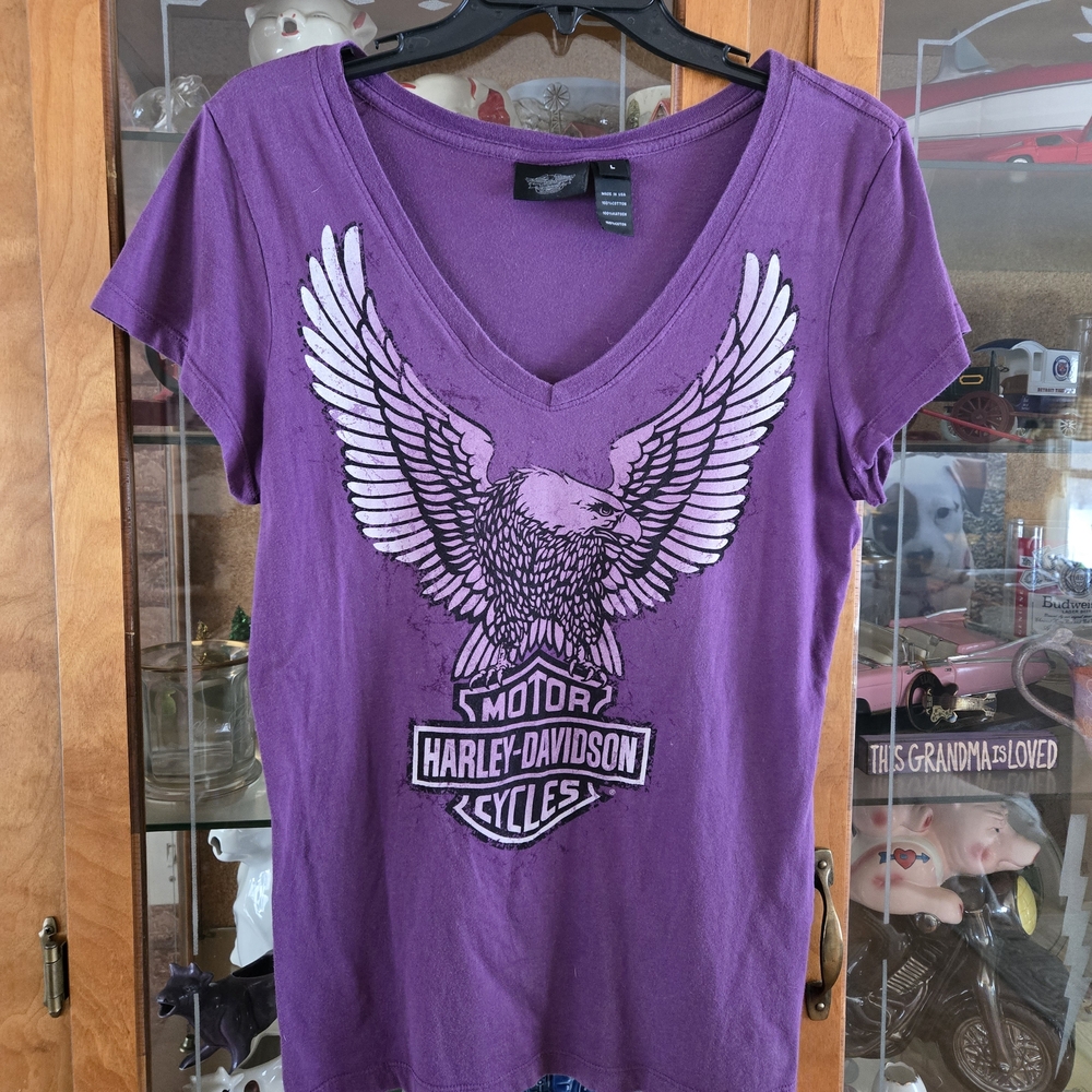 Harley-Davidson Purple Women's Top